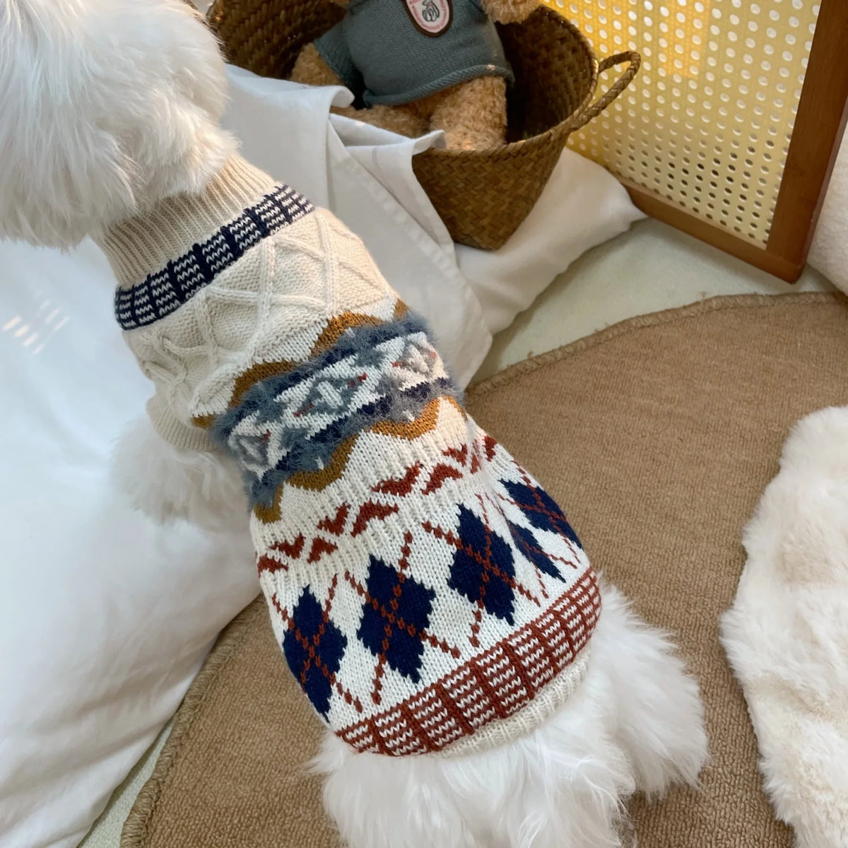 Pet Dog Sweater Warm Coat Pet Clothes for Dogs Cats Knitwear Coat Dog Jacket Autumn Winter Pet Clothing for Puppy