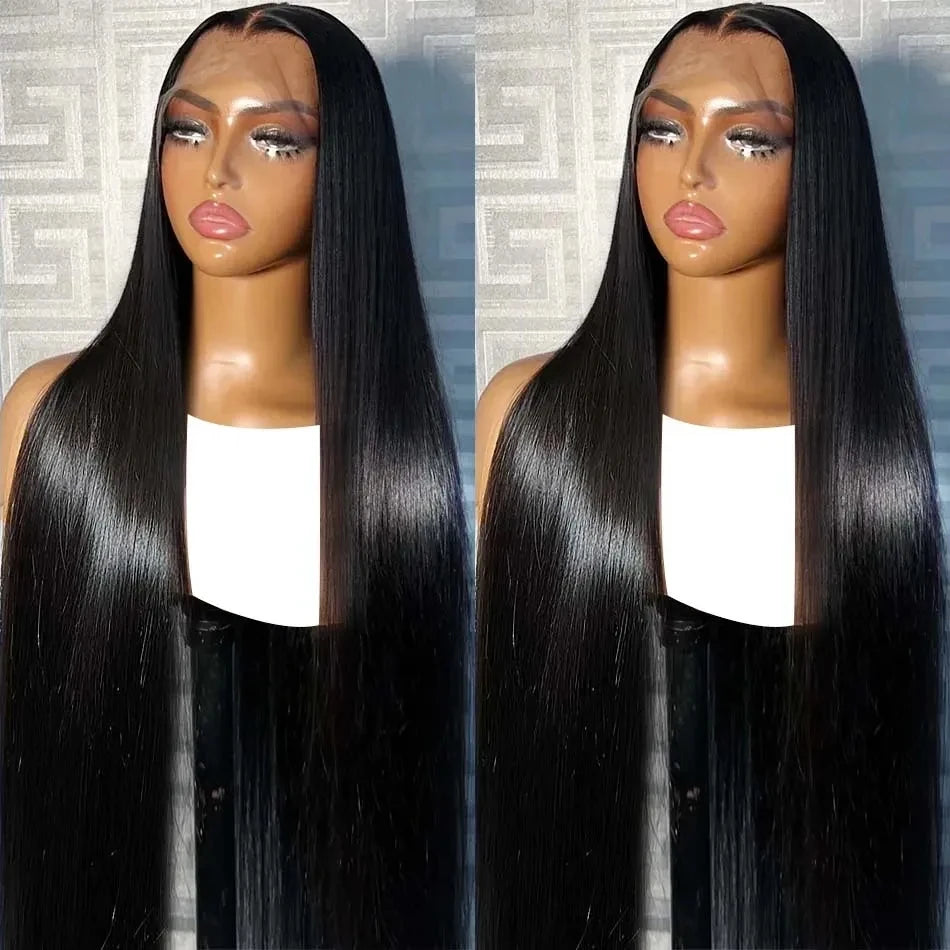 Bone Straight Human Hair Lace Front Wig Cuticle Aligned Hd Lace Wigs 13x4 Long Human Hair Glueless Raw Peruvian Hair Wig