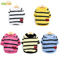 Summer Classic Eco-Friendly Cotton Polyester Striped Vest for Dogs & Cats Cute Kitten Puppy Costume
