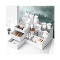 GUDE Modern Square PP Plastic Injection Molded Eco-Friendly Multifunction Makeup Organizer Drawers Precision Tolerance Vanity