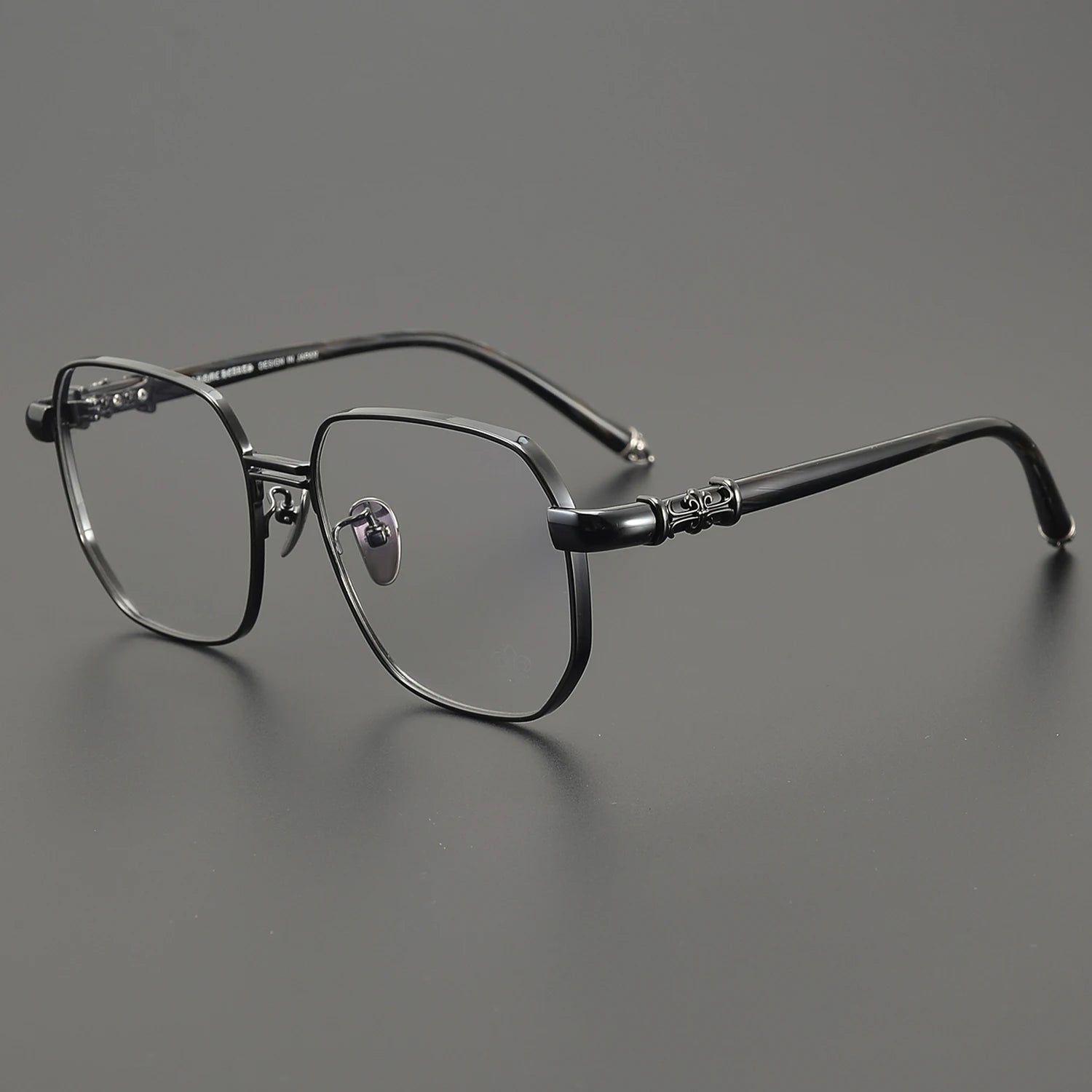 CH8188 Thick  Good Quality Young Titanium Myopia Glasses Large Frame Polygonal Women Designer Fashion Glasses Frame in Trend