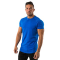 Custom Logo O-Neck Men's T Shirts Cotton Spandex Blank White T Shirt Men Summer Short Sleeves Plain Gym Sport T Shirt Men