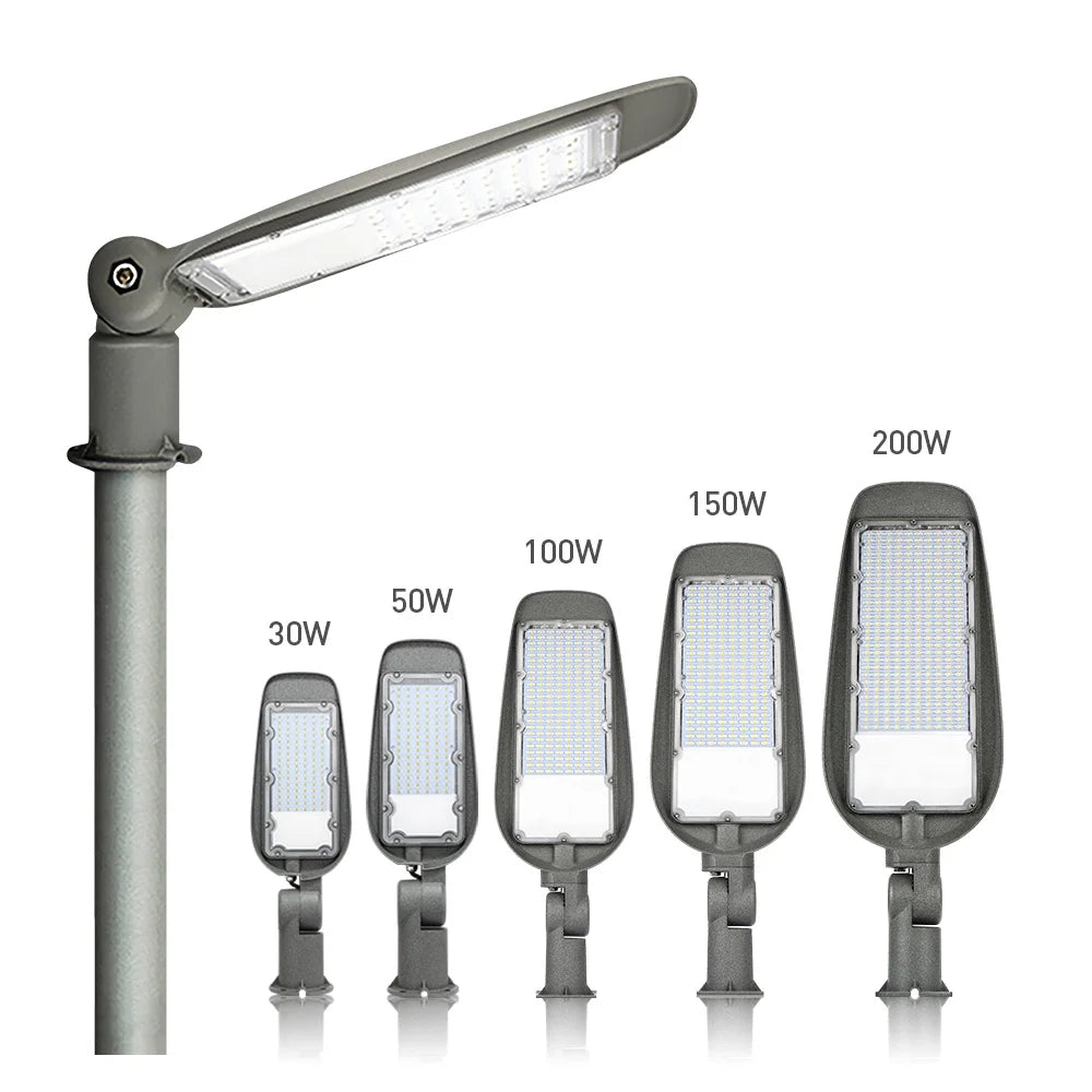 KCD IP65 Road Lighting High Brightness Engineering Construction Sports Ground Garden Outdoor 50w Square Thin LED Street Light