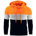 Long Sleeves Drawstrings Hooded Gym Training Fitted Sweatshirts Jacquard Pullover Sport Hoodies for Men