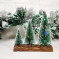 Kanlong Christmas Table Decoration Led Tree Battery Operatedtree Decorated Wooden Ornaments with Led