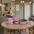Hot Sale Custom Portable  Pet Traveling Backpack with Training Bag & Bowls Small Size Fashion Animal Pattern for Dogs Cats