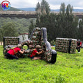 Wholesale Factory Price Huayue Green 0.9mm PVC Inflatable CS Bunker 2x1.5M 2-Year Warranty Obstacles Paintball Wall Games