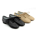 JW Comfortable Genuine Leather Oxford Lace-Up Jazz Shoes for Men