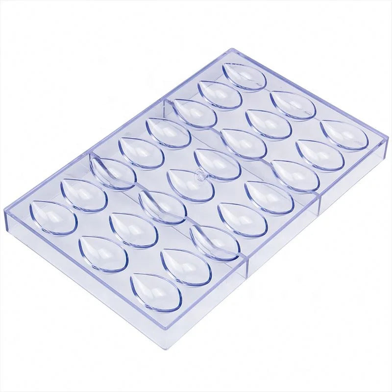 Water Drop Food Quality 3D Polycarbonate Chocolate Molds for Cake Topper Cake Decoration