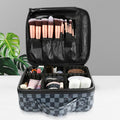 Professional Portable Travel Cosmetic Storage Case Artist Makeup Kits Organizer Partition Convenient Beauty Storage Solution