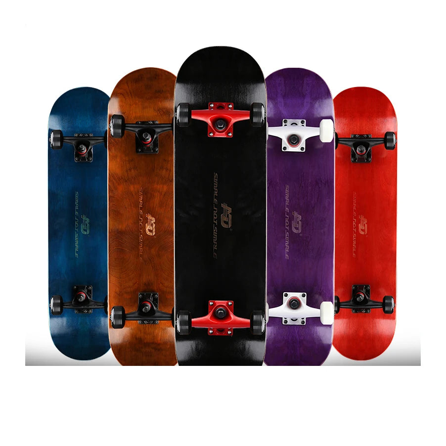 Factory Price 31*8 Inch 7 Layer Russian Maple Skateboard Reinforce Aluminum Alloy Truck ABEC-11 Bearings 95A Wheels Skateboard