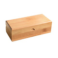 Modern Natural Bamboo Wooden Sunglass Box Rectangle Design for Gift Jewelry Storage Display Multifunctional Use for Sundries