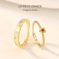 JA15 2025 New Style the Little Prince and the Rose Ring for Men Women 925 Sterling Silver Ring for Male Jewelry in Men Gifts