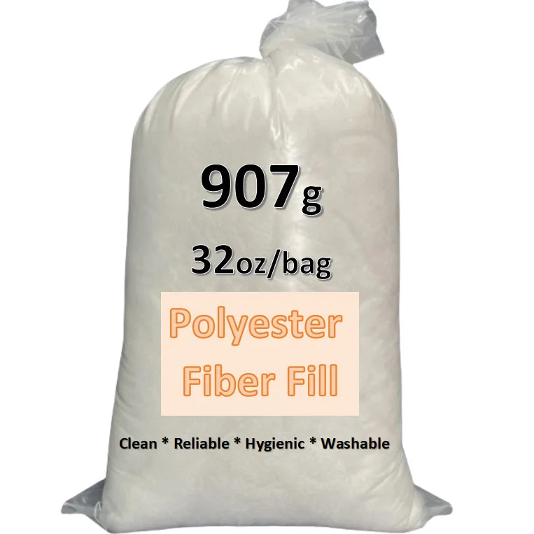 Eco Friendly 32oz Bag Polyfil Pillow Stuffing  DIY and Handicrafts Polyester Plump Cushion Fiber Fill