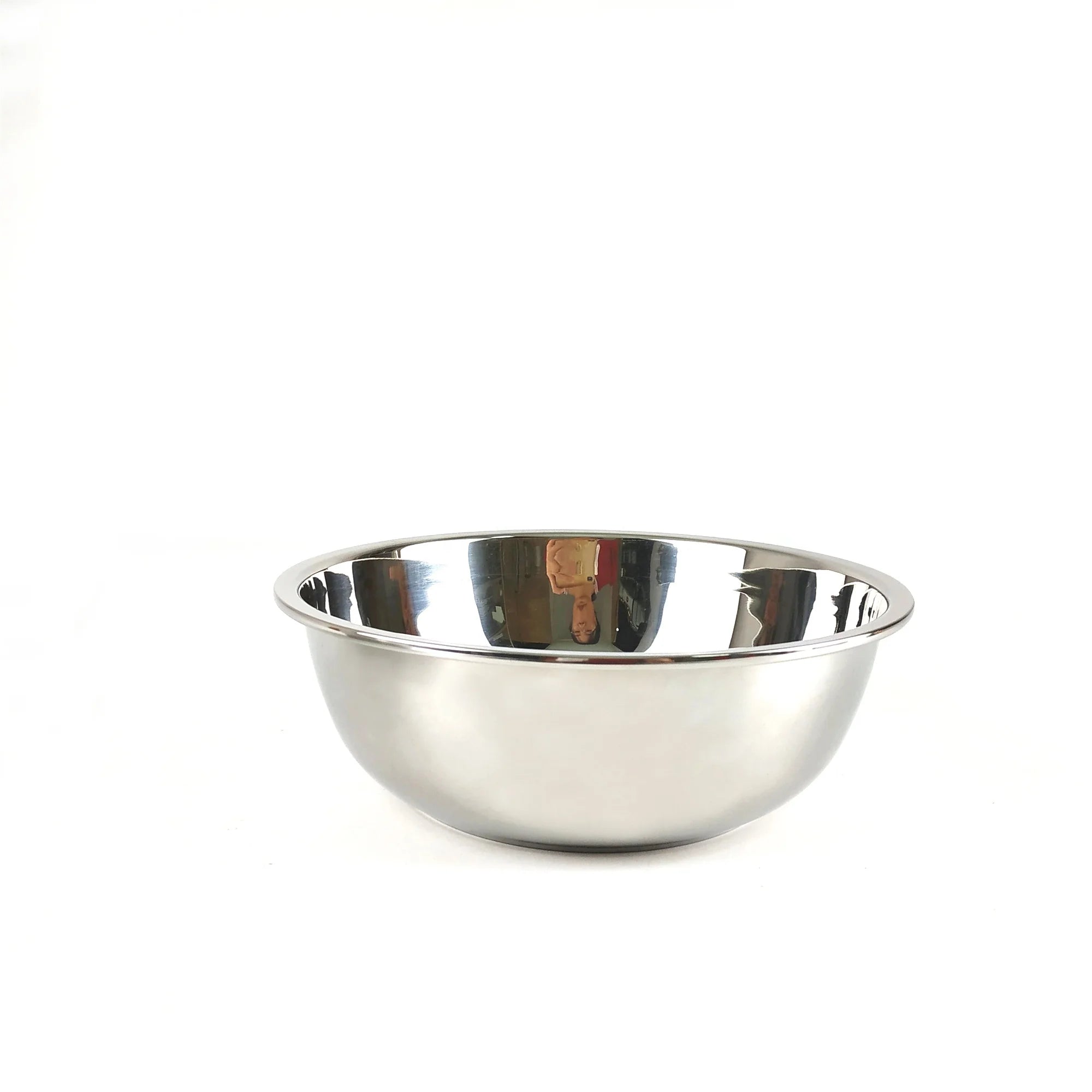 High Quality Salad Rice Noodle Basin Kitchen Stainless Steel Plate Deep Mixing Bowls Dinnerware Soup Serving Metal Salad Bowl