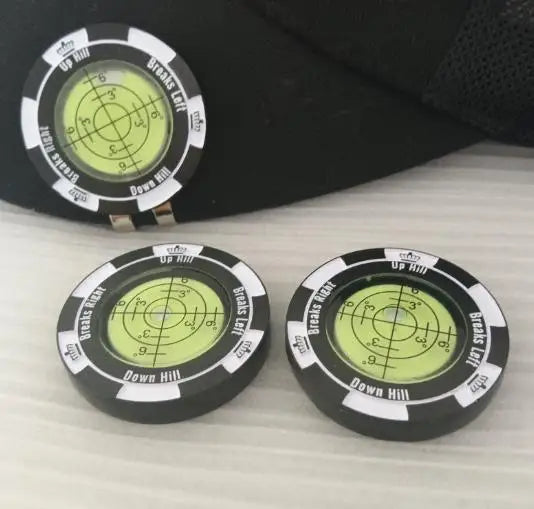 High Precision Golf Putting Green Reading Aid with Hat Clip for Golf Course Training