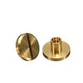 Factory Customized Brass Slotting Chicago Screw Binding Post Screw for Leather Belt
