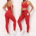 GC Conjuntos De Fitness Gym Sweat Wicking Womens Active Wear Sets Ropa Deportiva Para Mujer Gym Fitness Sets Sin Costura