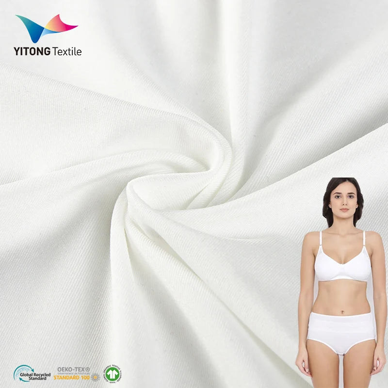 Wholesale Knit 4 Way Stretch Nylon Elastane Fabric 78% Nylon 22% Spandex Fabric for Underwear Leggings