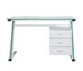 Wooden Computer Desk Office Table White Novelty Wood Style Simple Electrostatic Packingtable