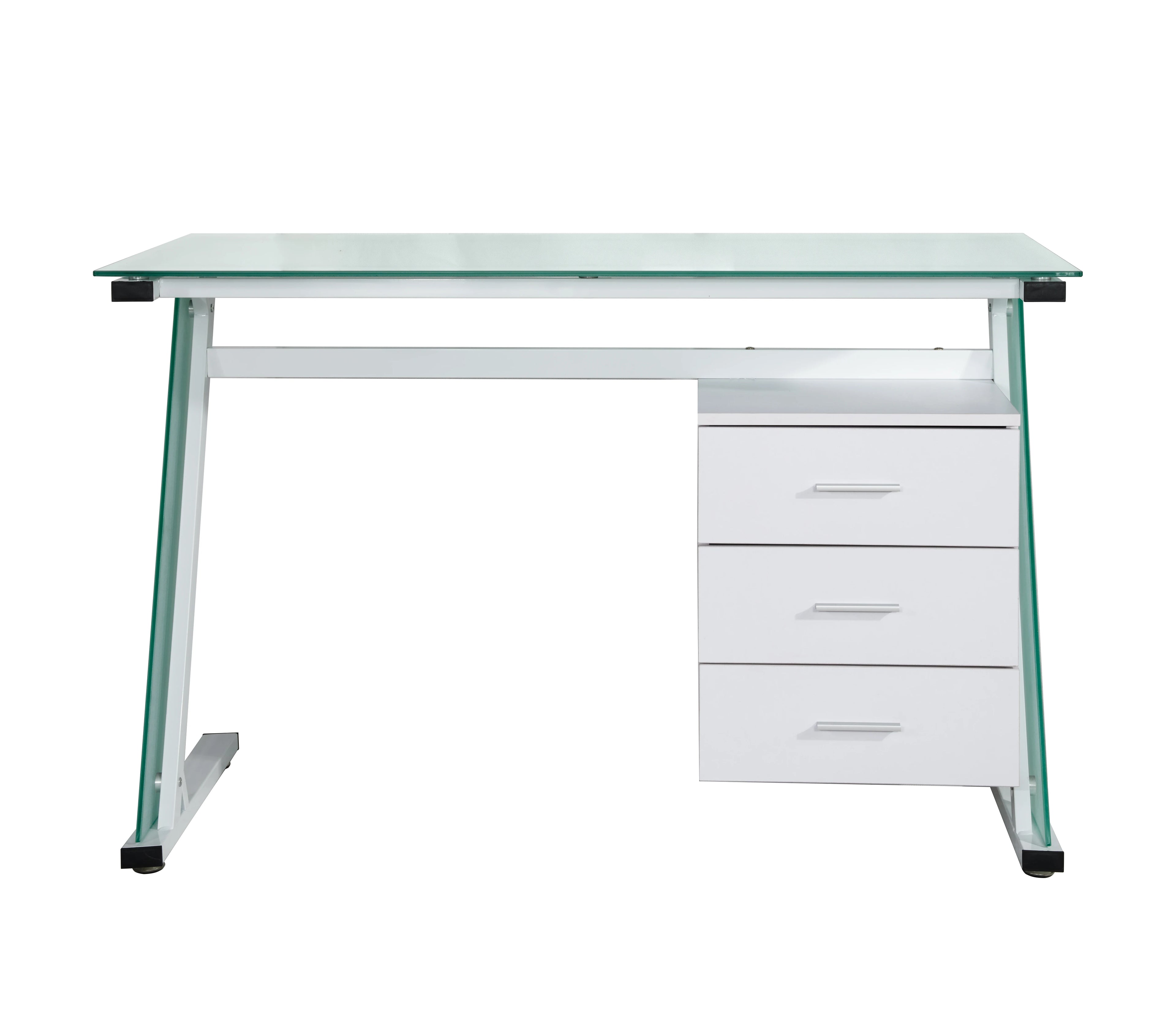 Wooden Computer Desk Office Table White Novelty Wood Style Simple Electrostatic Packingtable