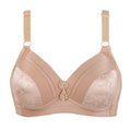 Best Selling Printing Big Size Ladies Bra Without Steel Ring Comfortable Gather Thin Cup Women Underwear