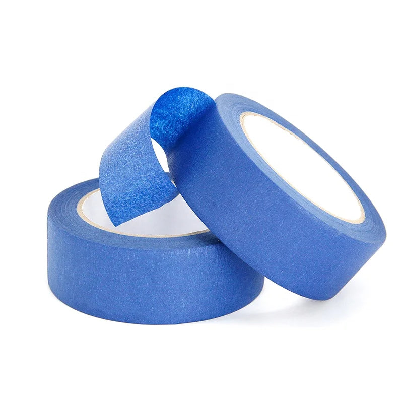 Wholesale Heat-resistant Blue Crepe Paper Tape Masking Tape