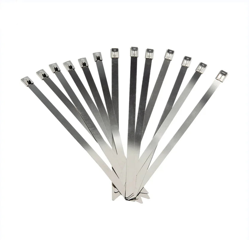 Solar Related Products 4.6x300MM Stainless Steel  SUS304 Solar Cable Tie Zip