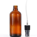 Wholesale Luxury 100ml Amber Glass Spray Bottles for Essential Oils Manufacturers' Packaging in Cartons