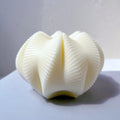 Abstract Art Decorative Wavy Stripe Soy Wax Molds Geometric Wave Twirl Silicone Mould Ribbed Swirl Candle Mold