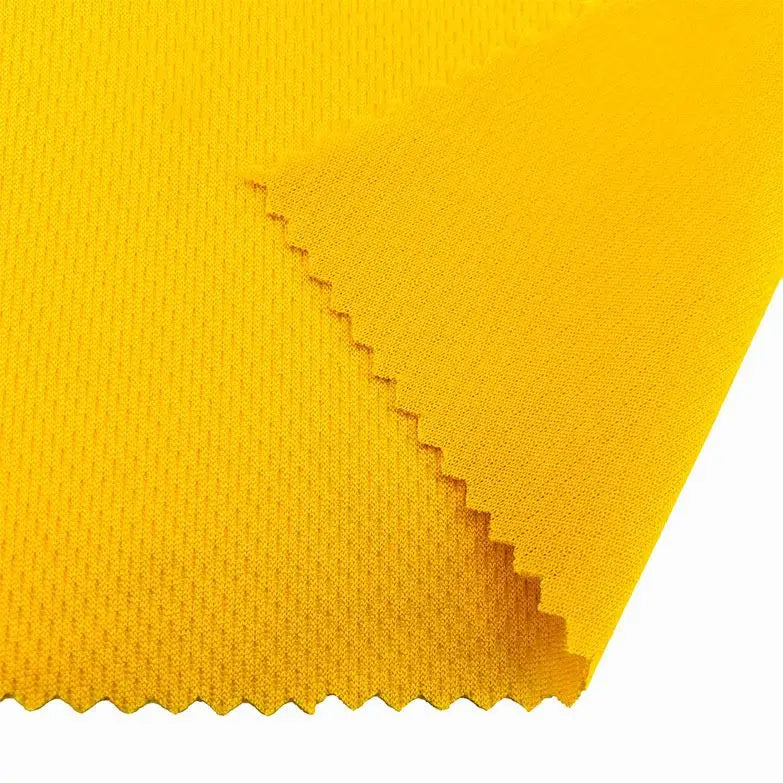 100% Polyester Printed Weft Knitted Lightweight Bird Eye Mesh Elasticated Fabric for Boys & Girls Sportswear