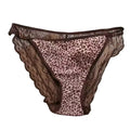 Woman Fashion Print Leopard Panties Flower T-back Seamless G-string Sports Female Underwear Thong