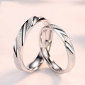 100% S925 Sterling Silver Frosted Finger Rings for Woman Men Wedding Band Top Quality Engagement Fine Party Jewelry