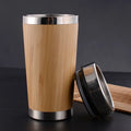 FX Factory Eco Friendly New Design Thermos Coffee Mug Natural Bamboo Water Bottle with Custom Logo Free