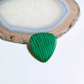 Huiying Wholesale Price Customize Fashionable Logo Malachite Guitar Accessories Pick