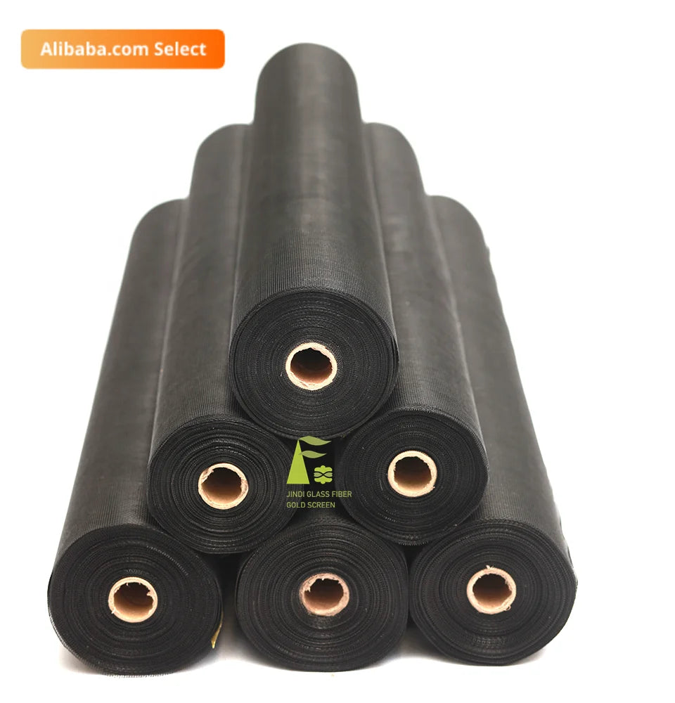 JINDI Modern Design Style High Tensile Fiberglass Insect Window Screen Fire Resistant for Hotel Application