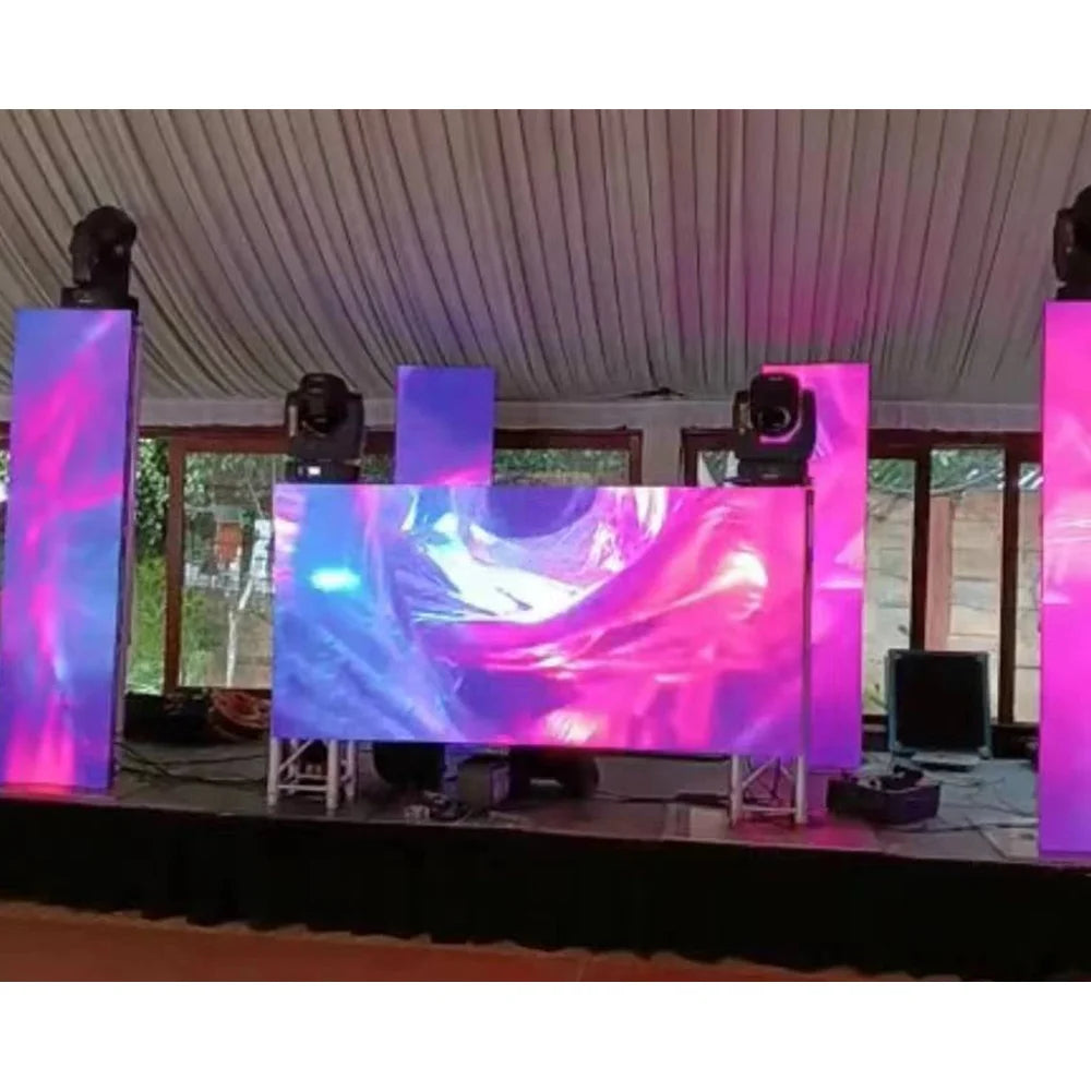 RAYBO Rental P3.91 OptiFlex Series Indoor High-definition LED Displays Portable LED Video Walls for Event Stage Backdrops.