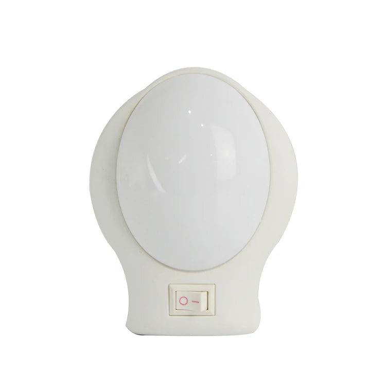 CE Certification Available AC Power Switch Control Uper Bright Round Shape Led Small Night Light for Children