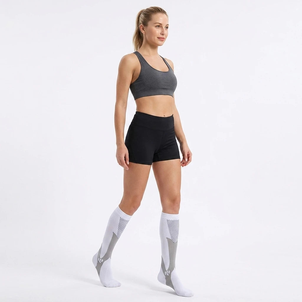 Outdoor Marathon Running Socks Hiking Nylon Terry Dress Socks Adult Cycling Professional Compression Socks