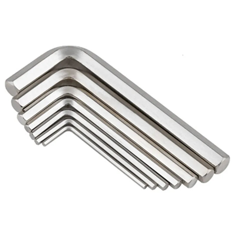 Customizable Nickel Carbon Steel L Type Ratchet Wrench 2.5mm-10mm Metric Sizes 2mm-24mm Hex Key Allen Key OEM Product