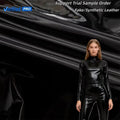 PFAS FREE 4 Ways Stretch Faux Leather Fabric Mirror Patent Vinyl Pu Leather Garment Fabric for Legging Catsuits Pu Fabric