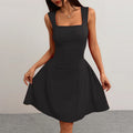 Sweet and Spicy Elegant Style Solid Color Suspender Dress for Women Novelty Woman Dress Casual Women's Dresses