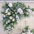 Long Stage Birthday Decor Flower Row Artificial Silk Wedding Wall Stage Birthday Decoration Flower Rows for Sale