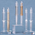1ml 3ml Essence Syringe Plastic Bottle Clear Cosmetic Needle Hyaluronic Acid Collagen Skin Care Eye Cream Tube Container