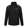 Custom Logo Embroidery Men's Waterproof Windproof Hooded Tactical Outdoor Reflective Delivery Fleece Softshell Jacket