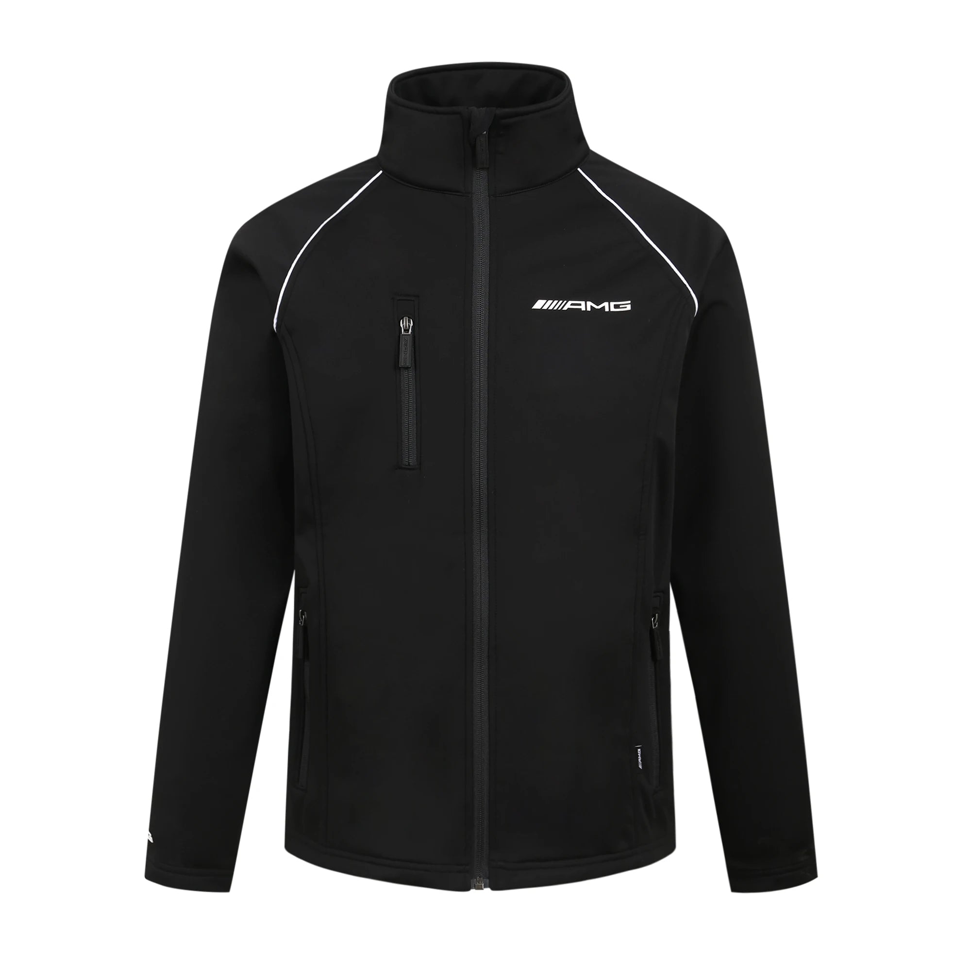 Custom Logo Embroidery Men's Waterproof Windproof Hooded Tactical Outdoor Reflective Delivery Fleece Softshell Jacket