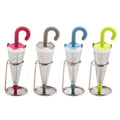 Stainless Steel & Silicone Umbrella Shaped Stand Loose Leaf Tea Infuser Strainer