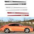 Factory Price Car Stickers 2pcs Pair 210x11.5cm Car Auto Side Body Vinyl Decals Long Stripe Film Waterproof Auto DIY Sticker