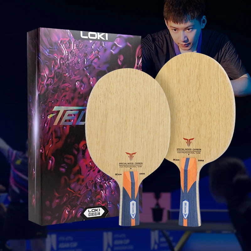 Loki Telson China Pingpong Blades High Performance and More Stable Telson Carbon Fiber Bottom Table Tennis Rackets Blade