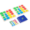 Wholesale Unisex Montessori Educational Toy Set Wooden Letter Blocks Numbers Geometric Battle Game Intelligent EN71 1 Set